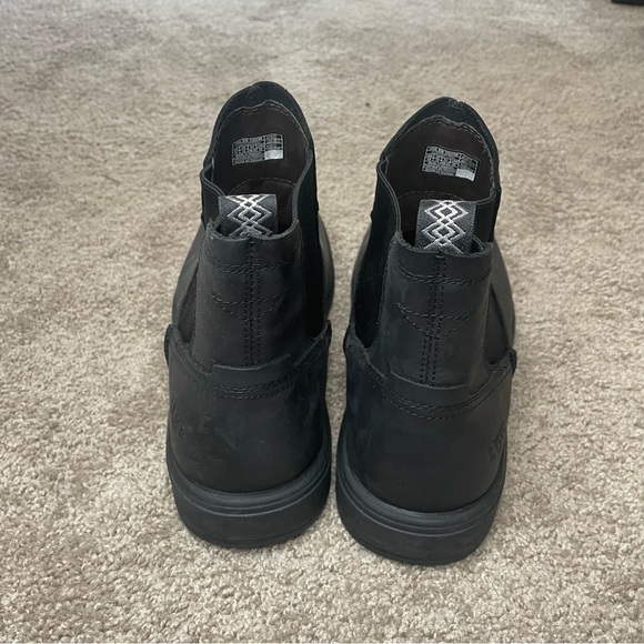 UGG Biltmore Waterproof workboot Black Leather Rubber Sole Size 14 Mens Like New - Picture 2 of 8